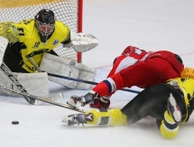 Фоторепортаж с матча плей-офф ВХЛ «Звезда» — «Сарыарка» 2:3 ОТ