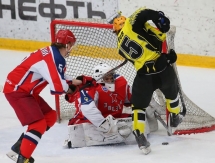 Фоторепортаж с матча плей-офф ВХЛ «Звезда» — «Сарыарка» 2:3 ОТ