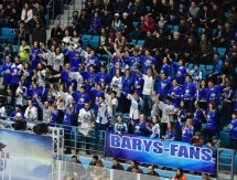 Фоторепортаж с матча плей-офф КХЛ «Барыс» — «Трактор» 2:1