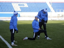 Фоторепортаж с первой тренировки «Иртыша» в Павлодаре