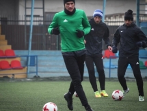 Фоторепортаж с утренней тренировки «Атырау» перед вылетом в Костанай