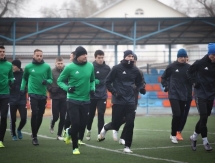 Фоторепортаж с утренней тренировки «Атырау» перед вылетом в Костанай