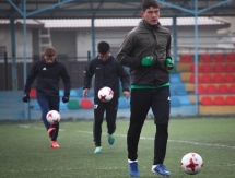 Фоторепортаж с утренней тренировки «Атырау» перед вылетом в Костанай