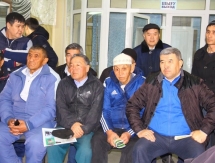 Фоторепортаж со встречи президента, главного тренера и капитана «Ордабасы» с болельщиками