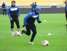 Фоторепортаж с тренировки «Окжетпеса» в Алматы