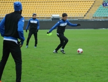 Фоторепортаж с тренировки «Окжетпеса» в Алматы