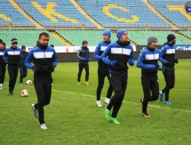 Фоторепортаж с тренировки «Окжетпеса» в Алматы