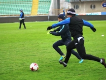 Фоторепортаж с тренировки «Окжетпеса» в Алматы
