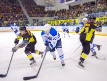 Фоторепортаж с матча плей-офф ВХЛ «Сарыарка» — «Зауралье» 3:1