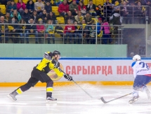 Фоторепортаж с матча плей-офф ВХЛ «Сарыарка» — «Зауралье» 3:1
