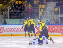 Фоторепортаж с матча плей-офф ВХЛ «Сарыарка» — «Зауралье» 3:1