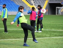 Фоторепортаж с тренировки «Окжетпеса» перед матчем с «Тоболом»