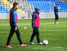 Фоторепортаж с тренировки «Окжетпеса» перед матчем с «Тоболом»