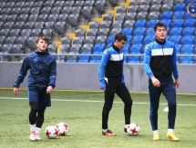 Фоторепортаж с тренировки «Окжетпеса» перед матчем с «Тоболом»