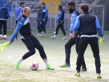 Фоторепортаж с тренировки «Окжетпеса» перед матчем с «Тоболом»