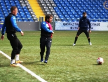 Фоторепортаж с тренировки «Окжетпеса» перед матчем с «Тоболом»