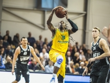 Фоторепортаж с матча ВТБ ВЭФ — «Астана» 73:62