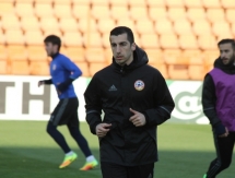 Сборная Армении провела предматчевую тренировку за день до игры с Казахстаном