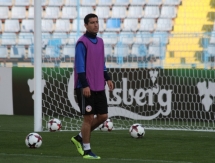 Сборная Армении провела предматчевую тренировку за день до игры с Казахстаном