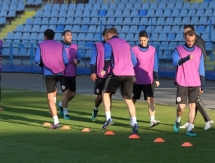 Сборная Армении провела предматчевую тренировку за день до игры с Казахстаном