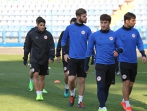Сборная Армении провела предматчевую тренировку за день до игры с Казахстаном