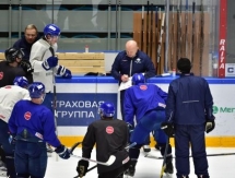 Национальная сборная Казахстана провела первую тренировку