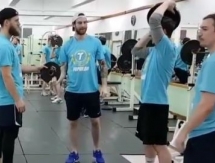 Видео с тренировки «Торпедо» вне льда