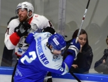 Фоторепортаж с матча плей-офф КХЛ «Барыс» — «Трактор» 2:1