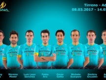 «Астана» объявила состав на «Тиррено — Адриатико»