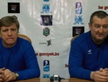 Видео послематчевой пресс-конференции игр чемпионата РК «Горняк» — «Кулагер» 2:1 ОТ, 3:4