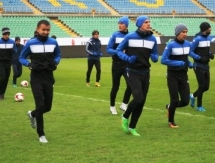 Фоторепортаж с тренировки «Окжетпеса» в Алматы