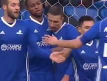 Видео гола Кабананги матча Премьер-Лиги «Астана» — «Акжайык»