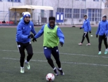 «Иртыш» провел предыгровую тренировку на «Судоремонтнике»