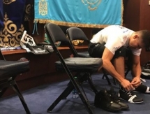 Головкин готовится к выходу на ринг