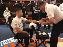 Санчес наложил тейпы Головкину