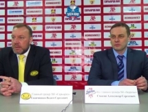 Видео послематчевой пресс-конференции игры плей-офф ВХЛ «Сарыарка» — «Зауралье» 1:3
