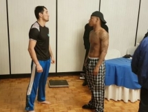 Ербосынулы и Дадли прошли взвешивание перед боем