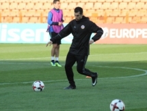 Сборная Армении провела предматчевую тренировку за день до игры с Казахстаном