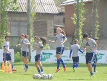 Женская сборная Казахстана готовится к отборочному турниру в Грузии