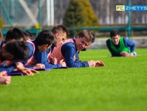 Фоторепортаж с тренировки «Жетысу» в Шымкенте