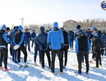 Фоторепортаж с тренировки «Окжетпеса» в Астане