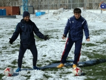 Фоторепортаж с тренировки «Окжетпеса» в Астане