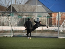 «Кайрат» провел тренировку на «Затобольце»