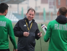 Фоторепортаж с первой тренировки «Атырау» под руководством нового главного тренера