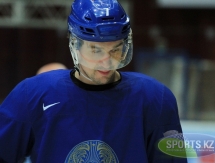 Фоторепортаж с тренировки сборной Казахстана в Киеве