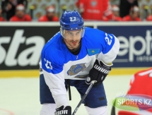 Фоторепортаж матча Первого дивизиона чемпионата мира-2017 Казахстан — Польша 1:0 ОТ