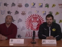 Видео послематчевой пресс-конференции игр чемпионата РК «Арлан» — «Темиртау» 2:0, 1:2 Б