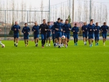 Фоторепортаж с тренировки «Жетысу» в Шымкенте