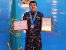 Чемпионат Казахстана по кикбоксингу выиграл полицейский из Павлодара