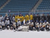 Сборная Казахстана провела мастер-класс с воспитанниками детского дома